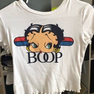 Betty Bop Crop TShirt